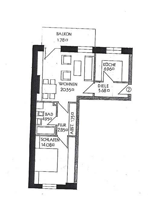 Thumbnail-Wohnung zum Mieten in Neuwied 595,00 € 60 m²