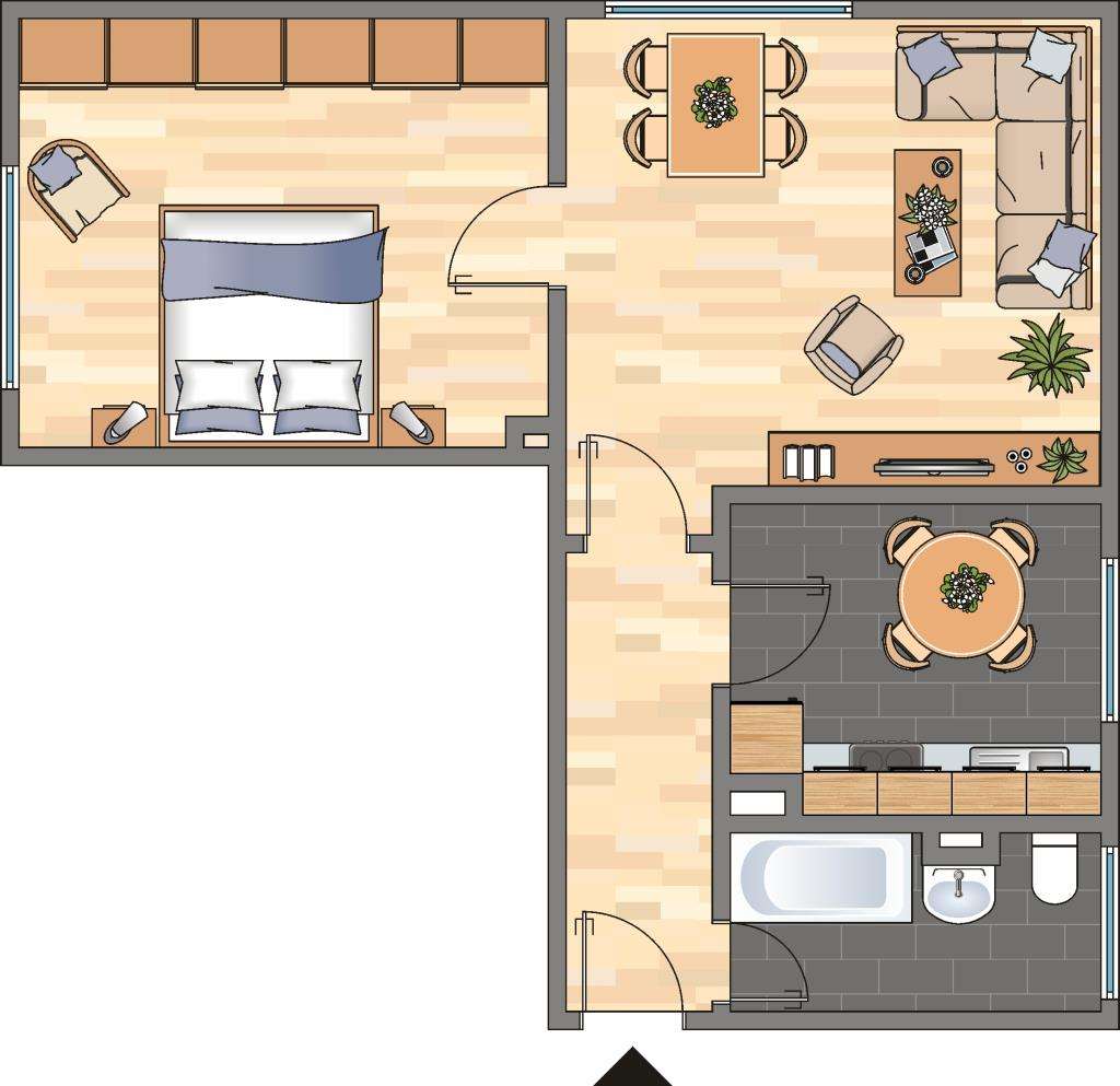 Thumbnail-Wohnung zum Mieten in Witten 359,00 € 45.59 m²