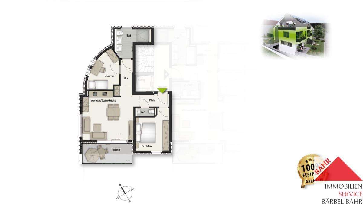 Thumbnail-Wohnung zum Kaufen in Gärtringen 499.000,00 € 70 m²