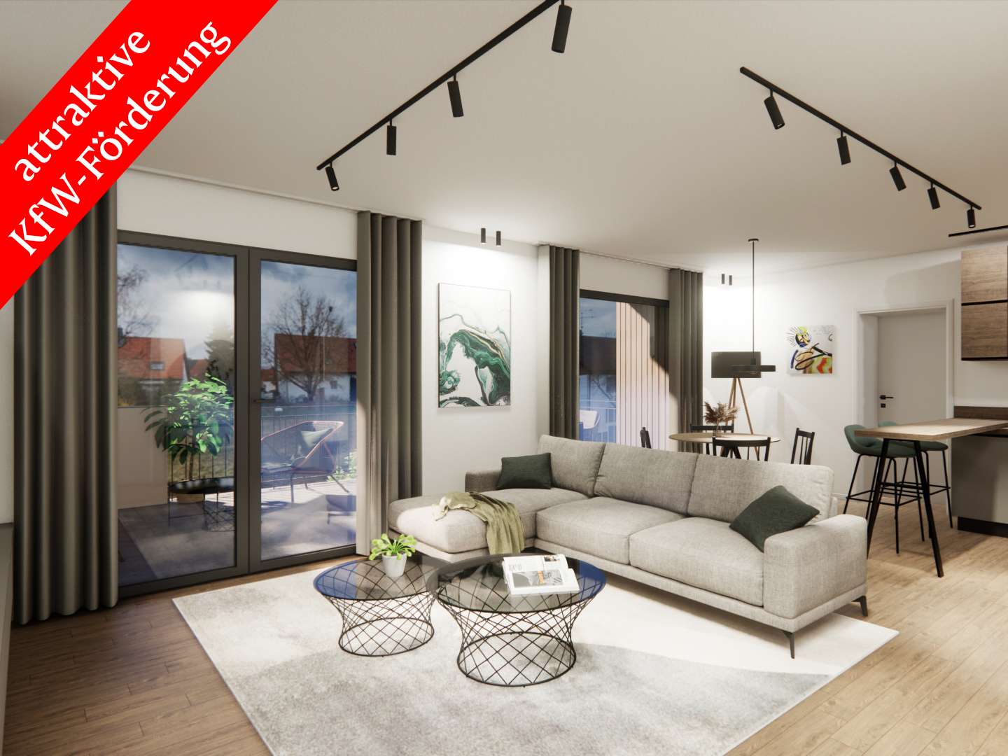 Thumbnail-Wohnung zum Kaufen in Pentling 399.000,00 € 62 m²