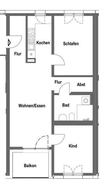 Thumbnail-Wohnung zum Mieten in Herzogenaurach 709,46 € 66.93 m²