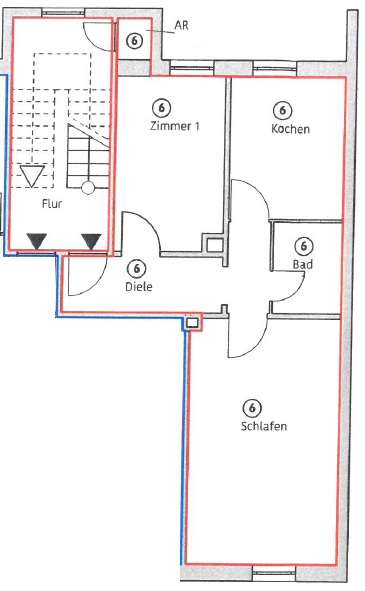 Thumbnail-Wohnung zum Mieten in Ludwigshafen am Rhein 675,00 € 52 m²