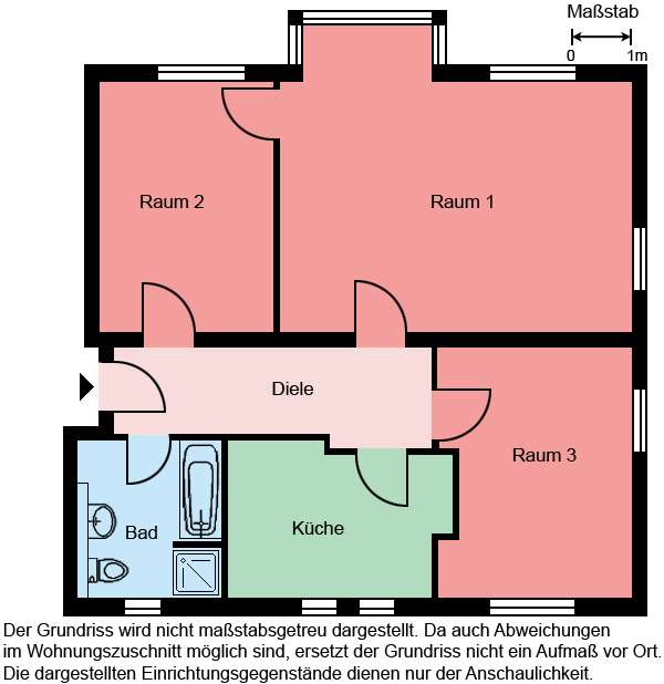 Thumbnail-Wohnung zum Mieten in Herne 424,38 € 76.8 m²