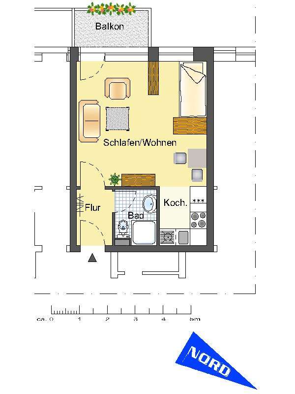 Thumbnail-Wohnung zum Mieten in Dorsten 299,00 € 30.71 m²