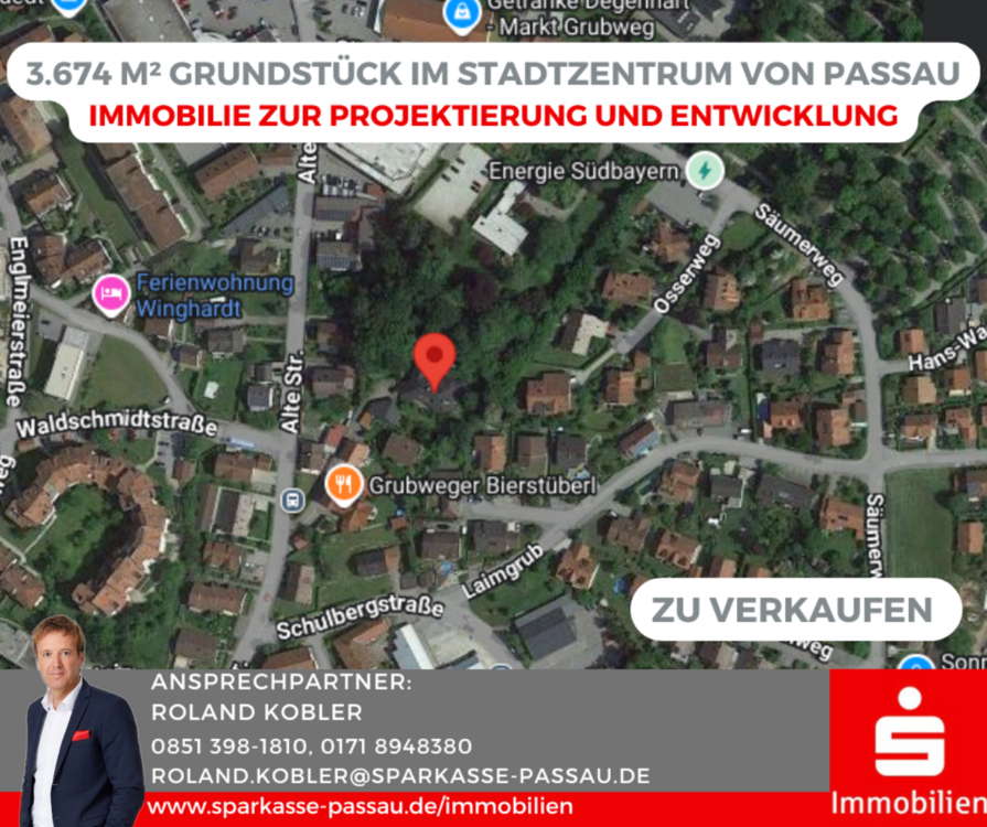Thumbnail-Grundstück zu verkaufen in Passau 995.000,00 € 3674 m²
