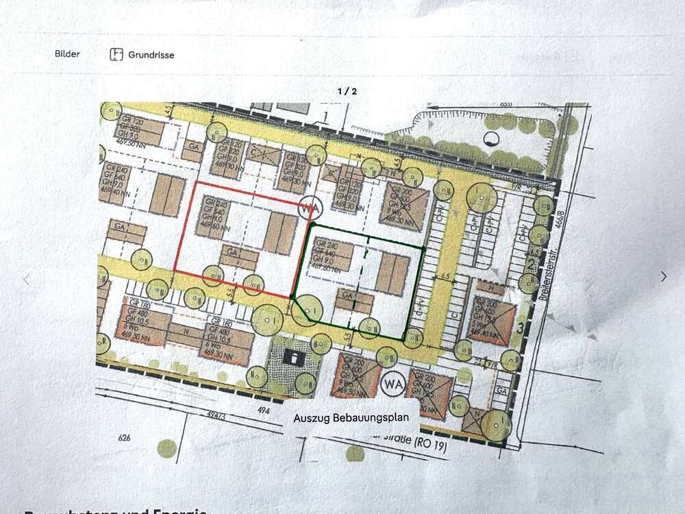 Thumbnail-Grundstück zu verkaufen in Großkarolinenfeld 498.270,00 € 611 m²
