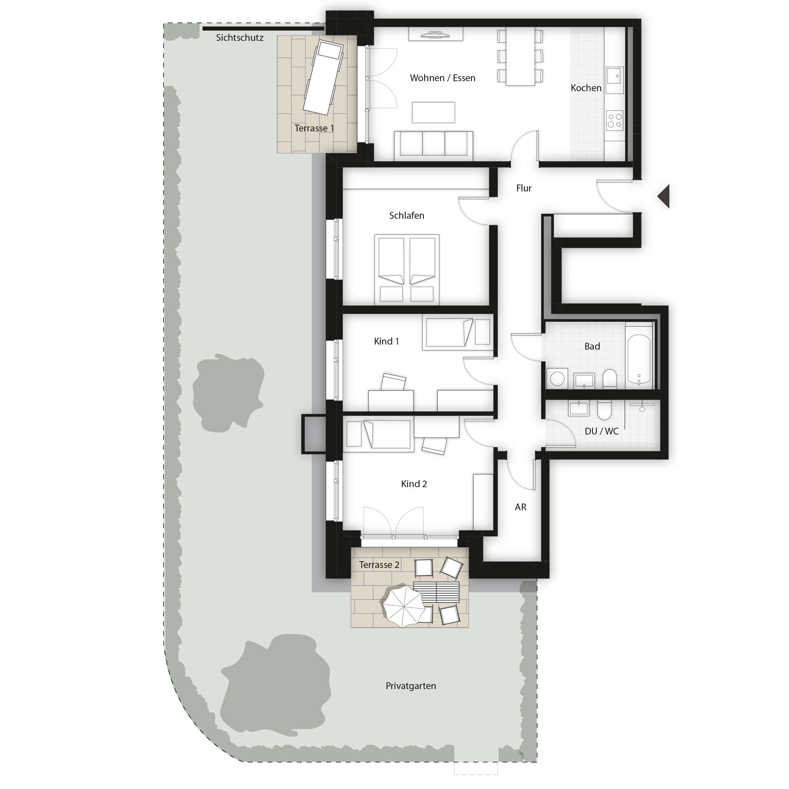 Thumbnail-Wohnung zum Kaufen in Herzogenaurach 646.800,00 € 109.85 m²
