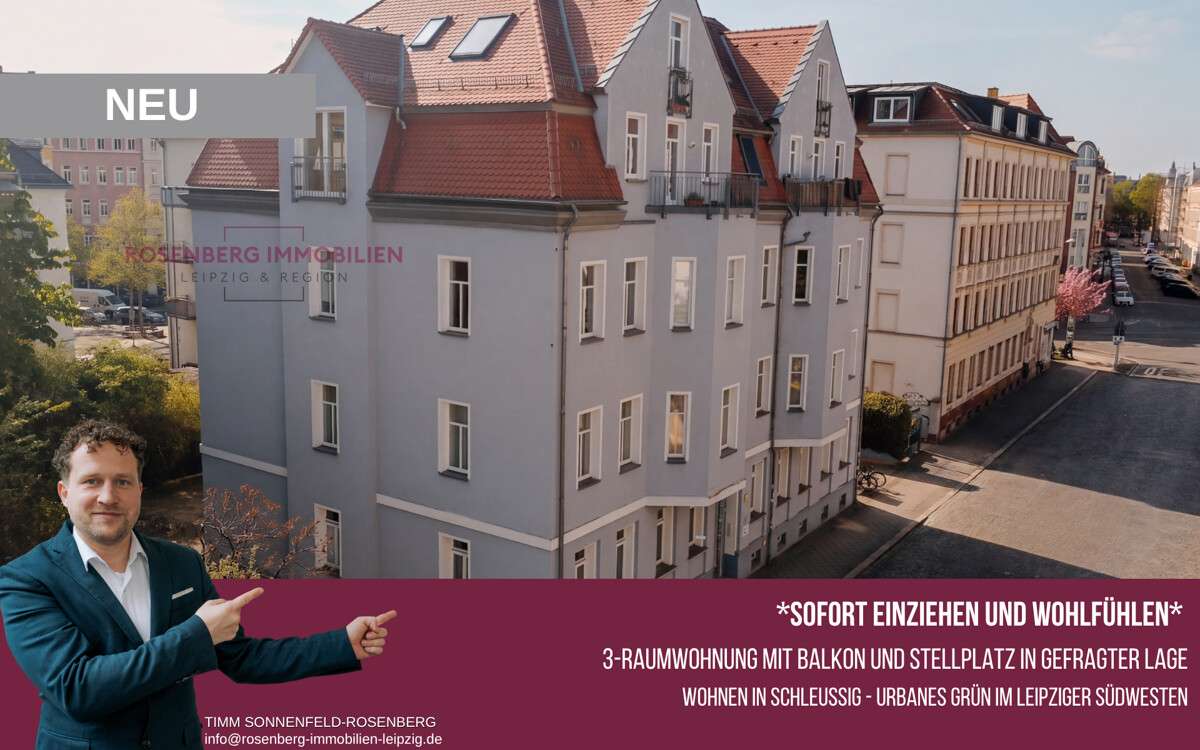 Thumbnail-Wohnung zum Mieten in Leipzig Schleußig 1.174,50 € 87 m²