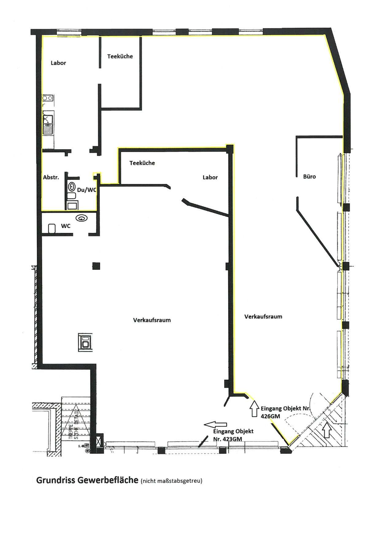 Thumbnail-Einzelhandel in Geislingen 1.440,00 € 90 m²