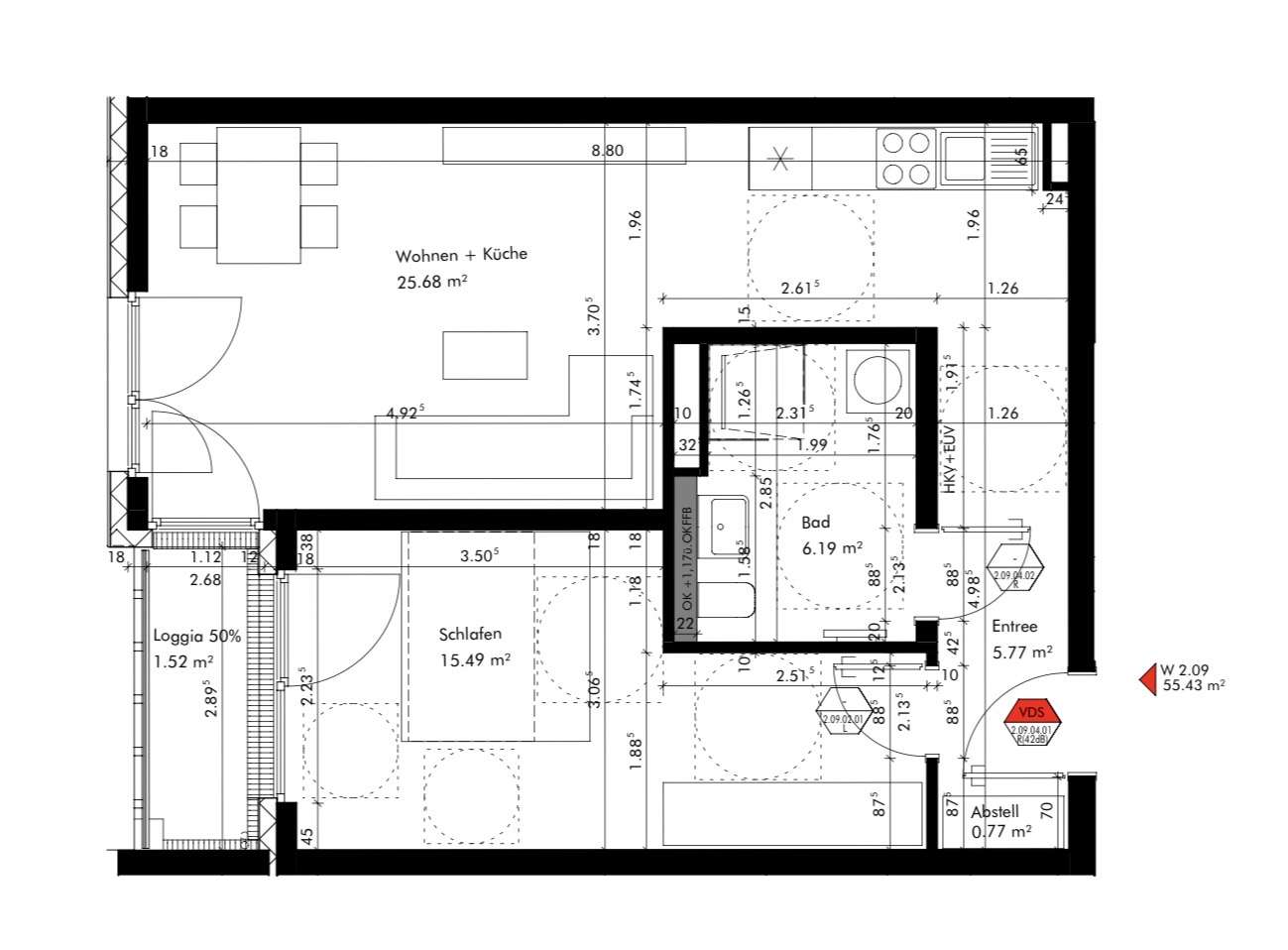 Thumbnail-Wohnung zum Mieten in München 1.670,00 € 55 m²
