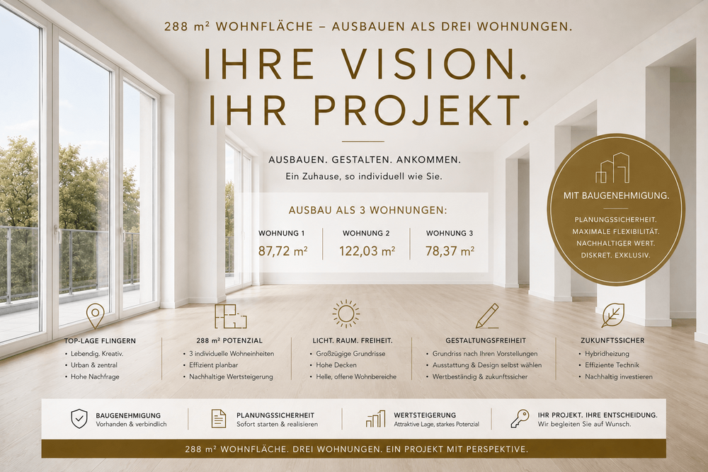 Thumbnail-Wohnung zum Kaufen in Düsseldorf 749.000,00 € 288.12 m²