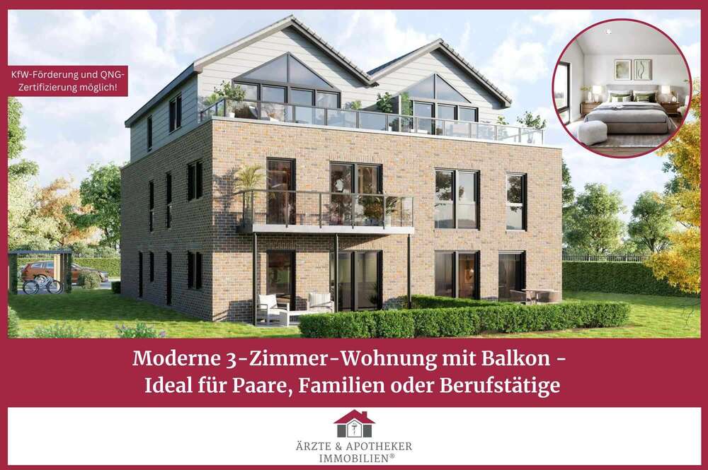Thumbnail-Wohnung zum Kaufen in Moormerland 299.000,00 € 73.2 m²