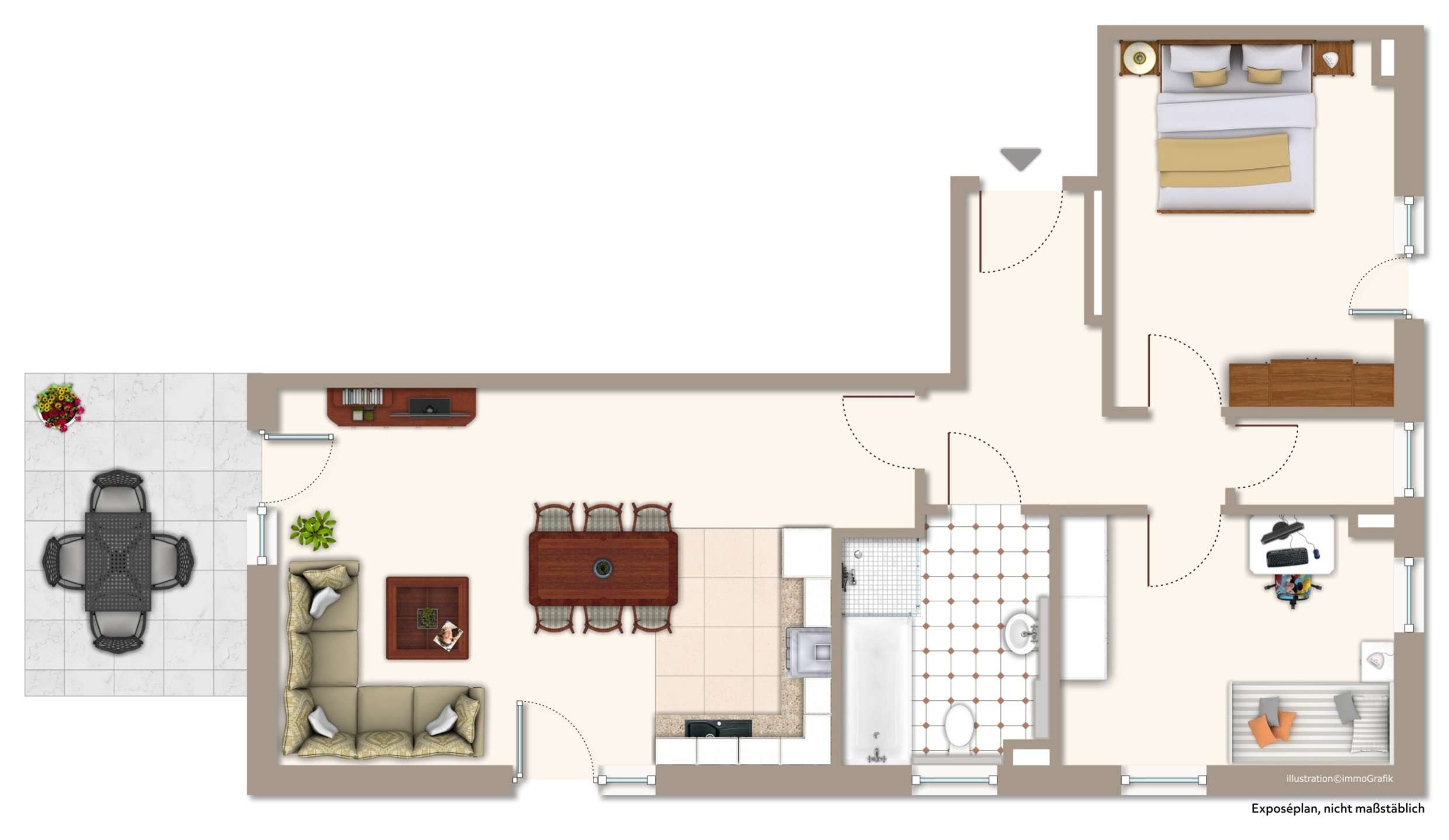 Thumbnail-Wohnung zum Mieten in Dachau 1.820,00 € 83 m²