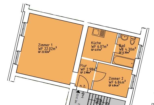 Thumbnail-Wohnung zum Mieten in Mittenwalde 516,00 € 43 m²