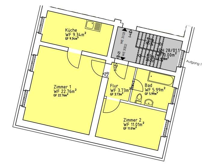 Thumbnail-Wohnung zum Mieten in Mittenwalde 655,00 € 53 m²