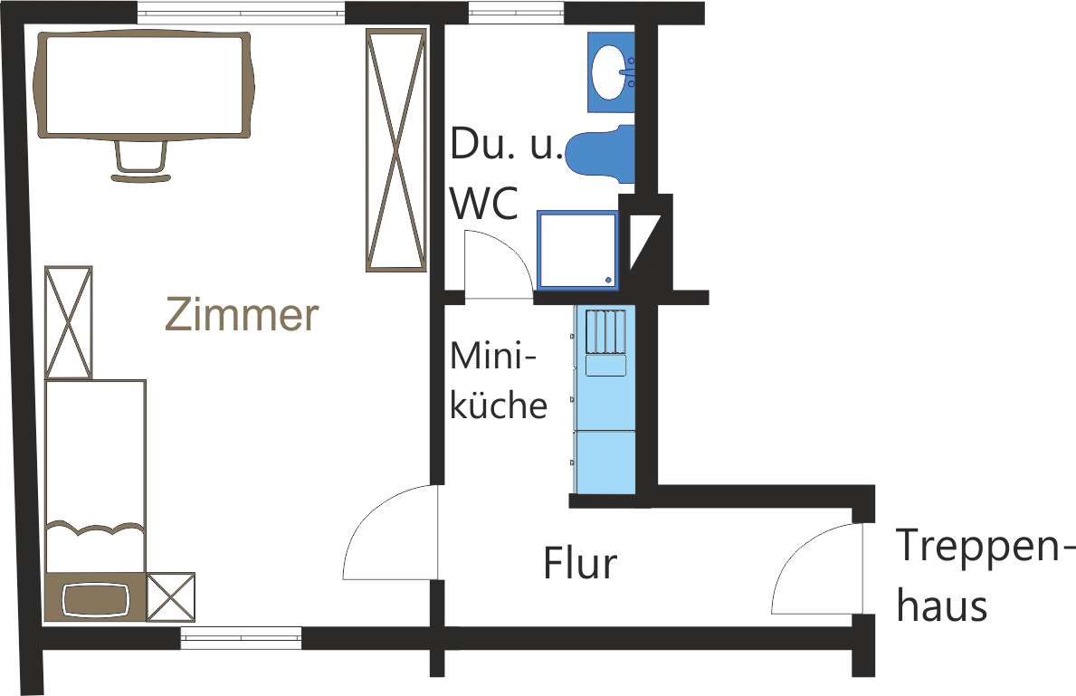 Thumbnail-Wohnung zum Mieten in Geislingen 414,95 € 31.3 m²