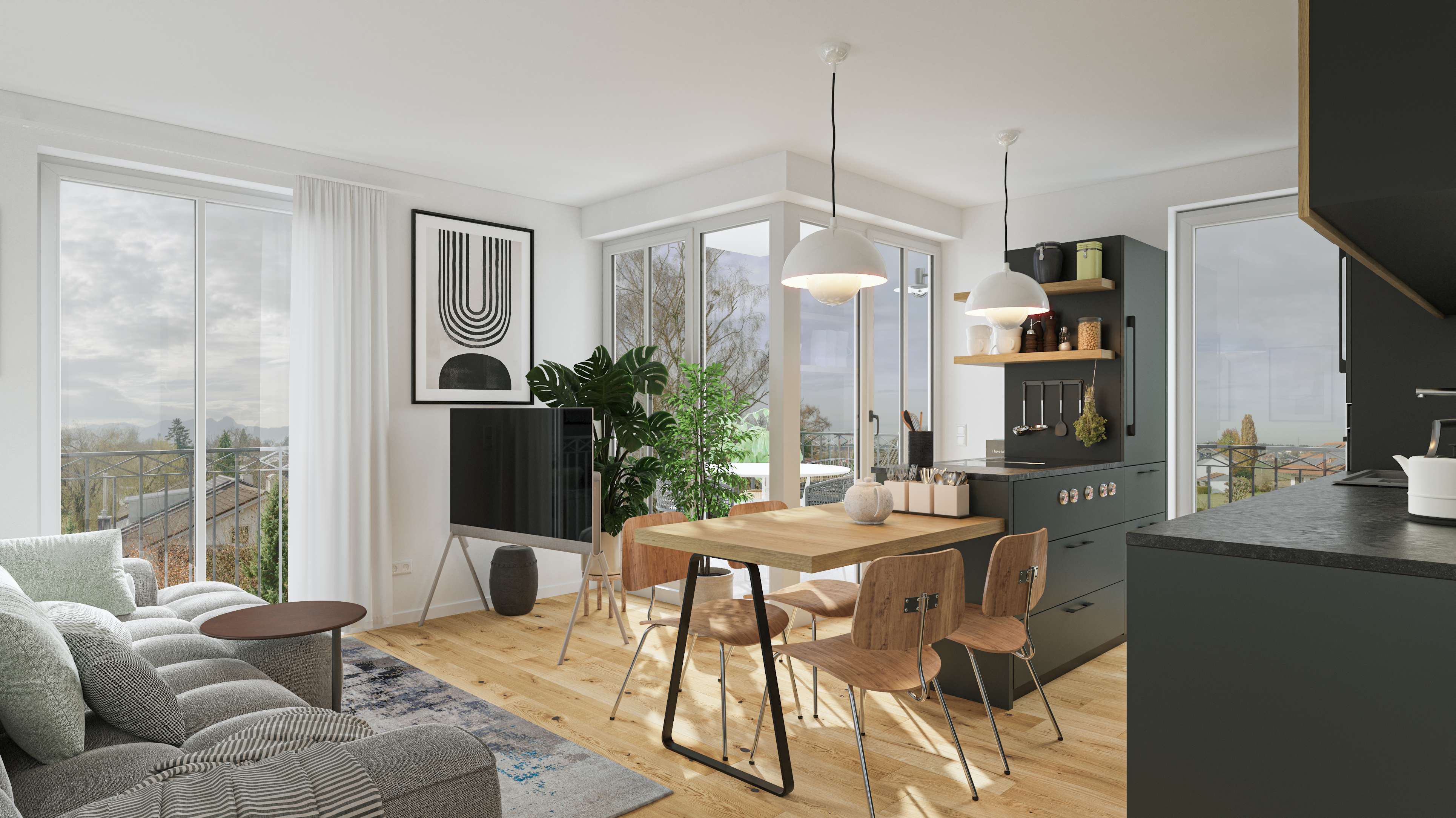 Thumbnail-Wohnung zum Kaufen in Rosenheim 475.000,00 € 60.9 m²