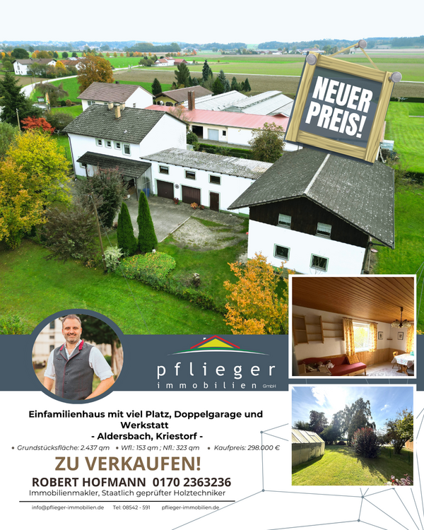 Thumbnail-Haus zum Kaufen in Aldersbach 298.000,00 € 153 m²