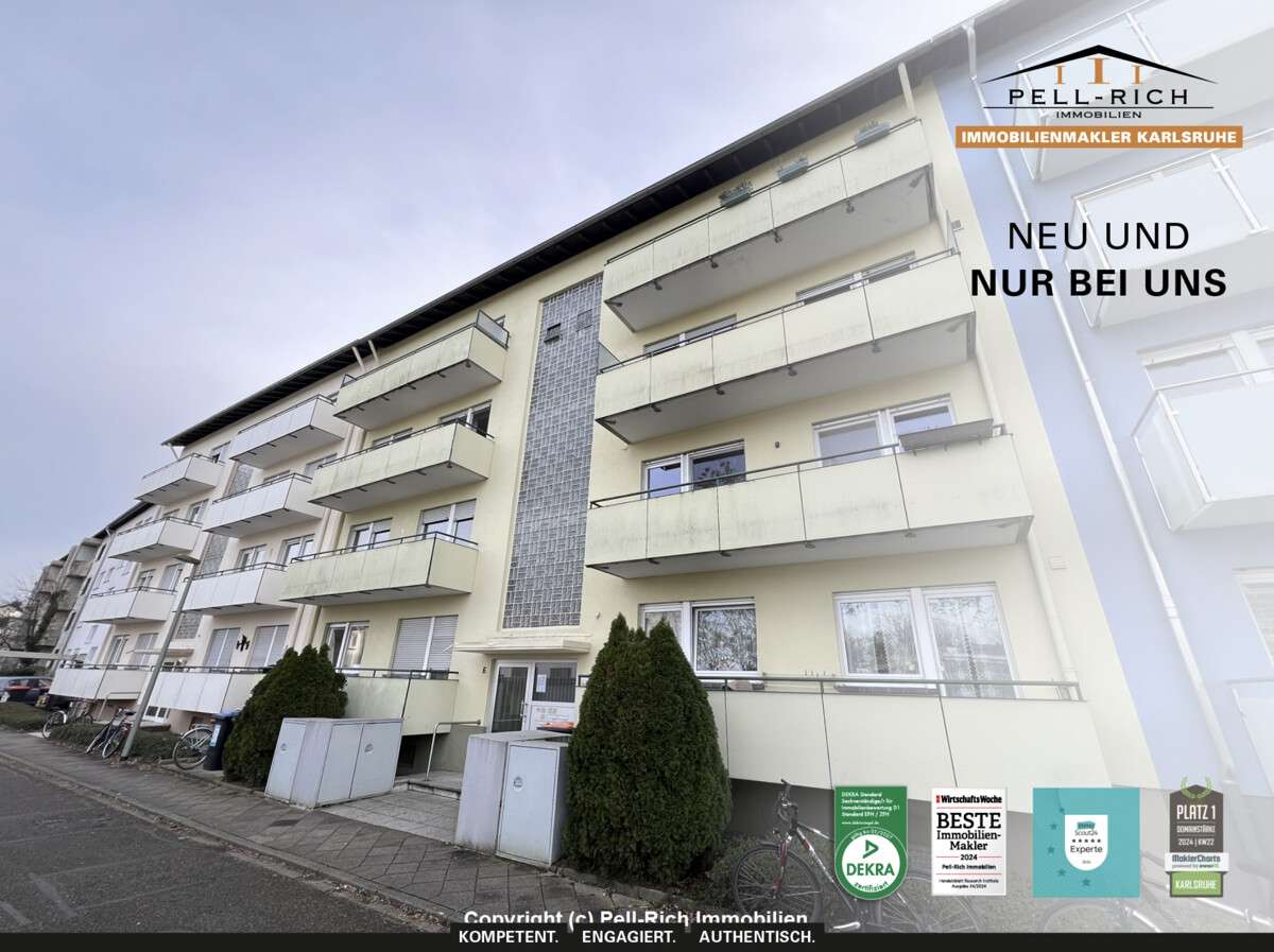 Thumbnail-Wohnung zum Kaufen in Karlsruhe 285.000,00 € 61 m²