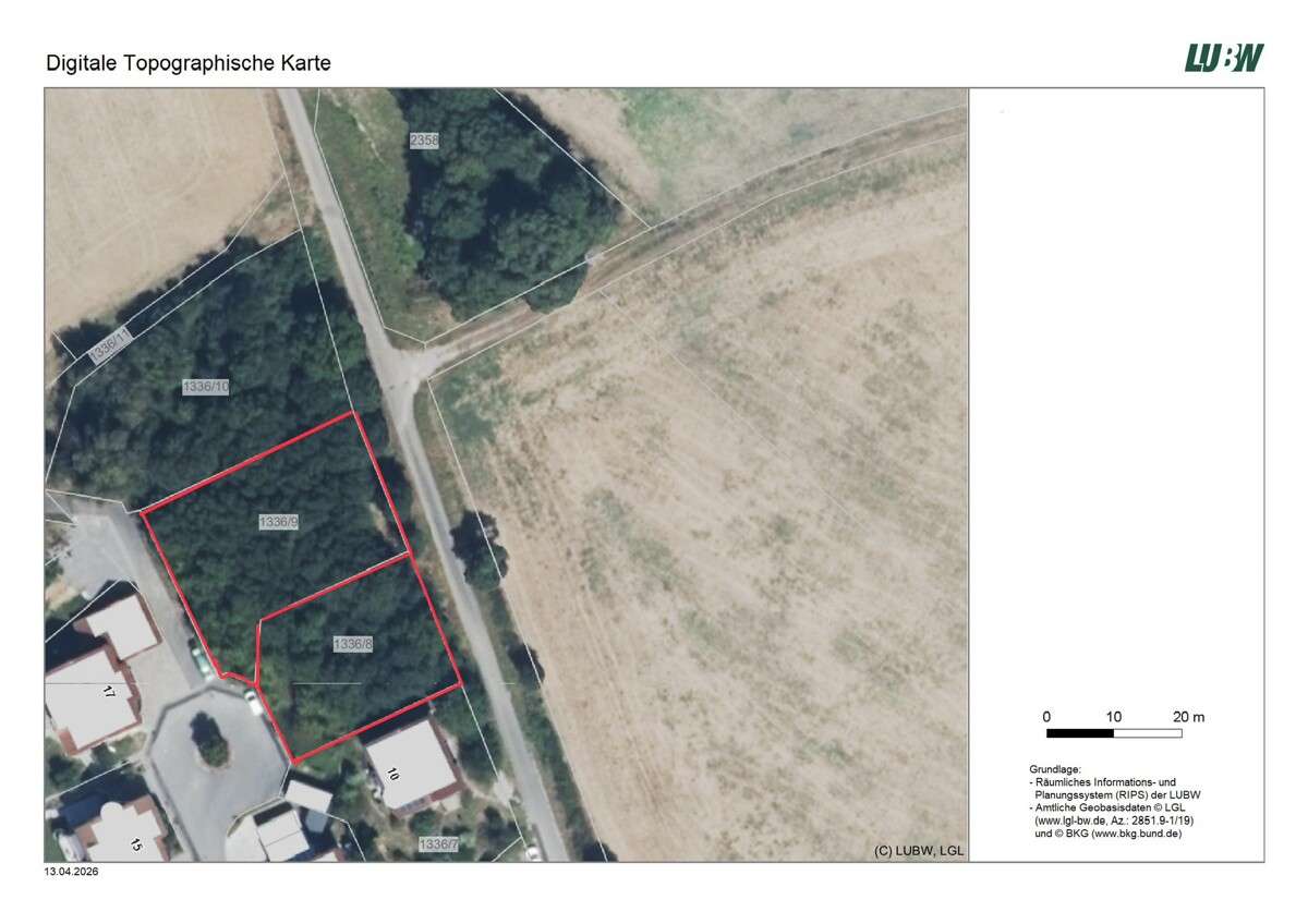 Thumbnail-Grundstück zu verkaufen in Jagsthausen Olnhausen 98.000,00 € 1391 m²