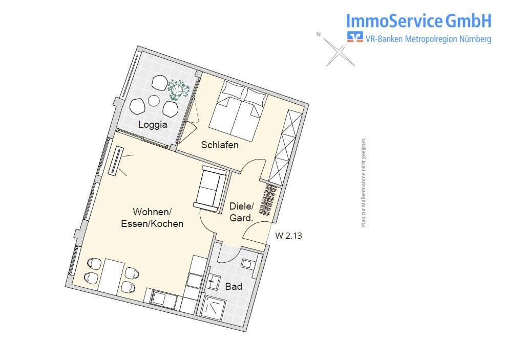 Thumbnail-Wohnung zum Kaufen in Nürnberg 369.828,00 € 59.93 m²