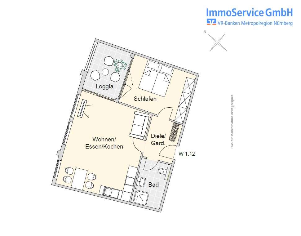 Thumbnail-Wohnung zum Kaufen in Nürnberg 363.715,00 € 59.93 m²