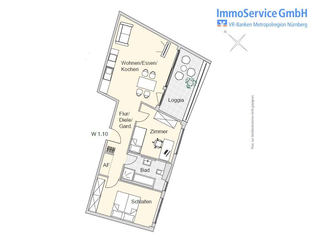 Thumbnail-Wohnung zum Kaufen in Nürnberg 455.903,00 € 75.12 m²