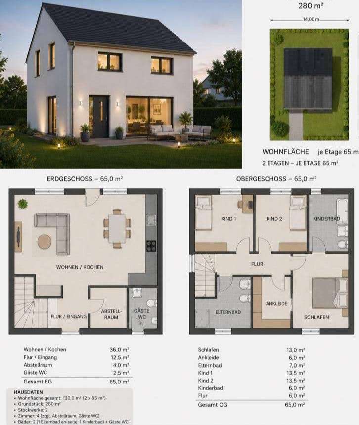 Thumbnail-Grundstück zu verkaufen in Kuchen 100.000,00 € 293 m²