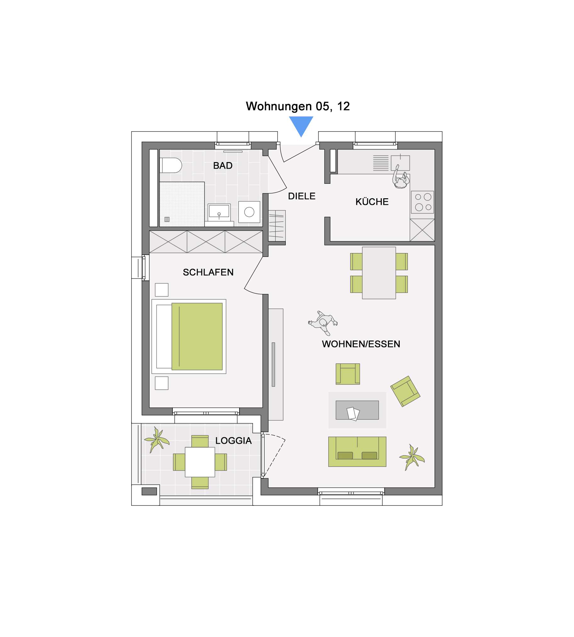 Thumbnail-Wohnung zum Kaufen in Murrhardt-Fornsbach 301.700,00 € 58 m²