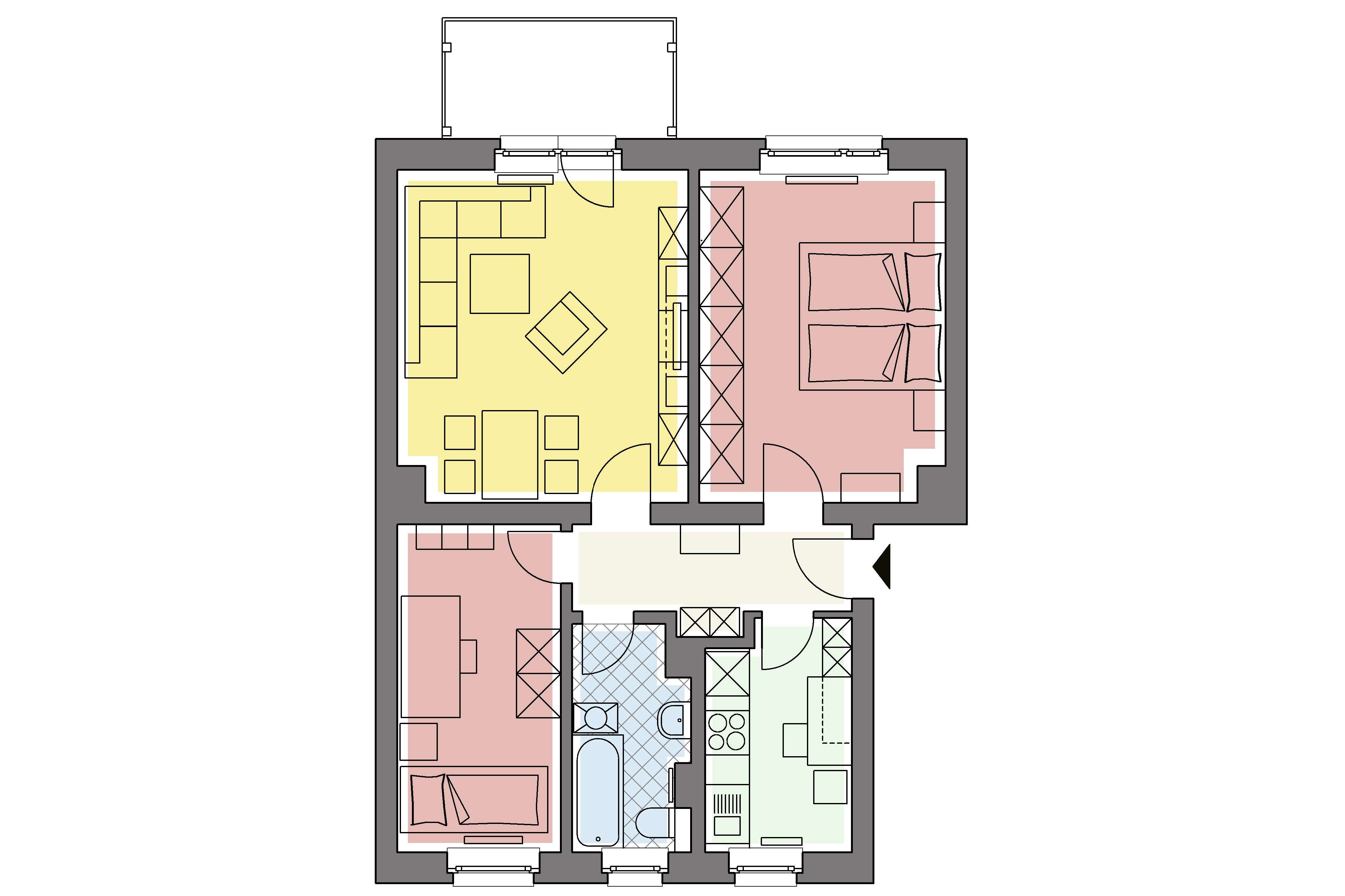 Thumbnail-Wohnung zum Mieten in Stollberg 293,00 € 57.3 m²