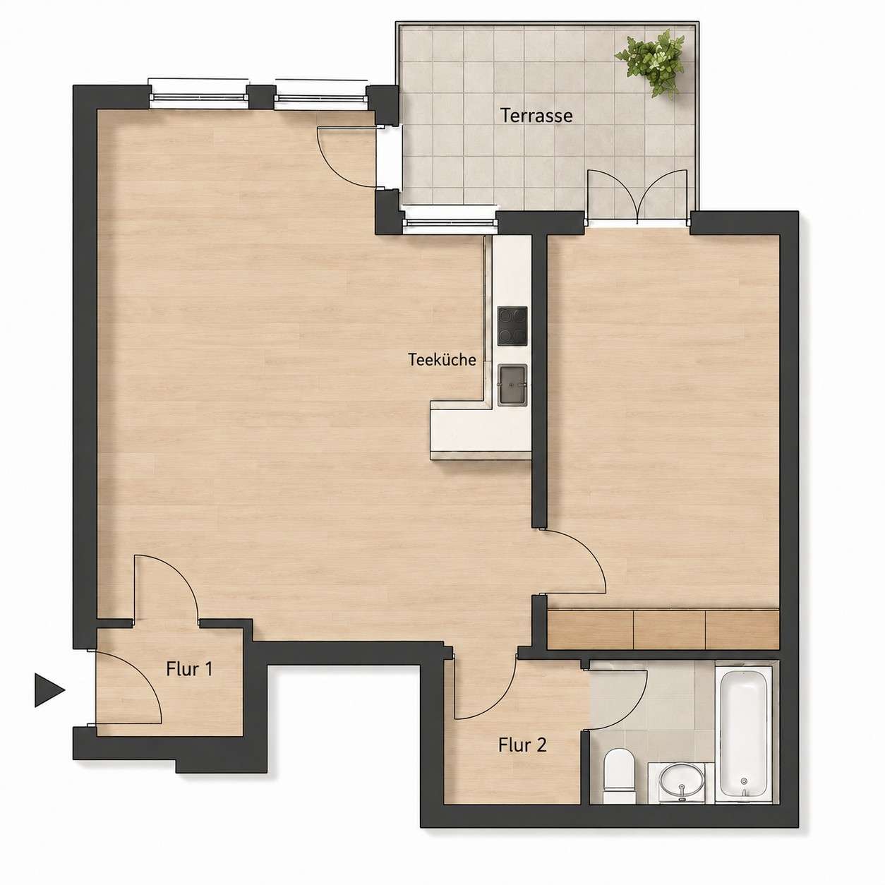 Thumbnail-Büro in Offenbach 249.000,00 € 64 m²