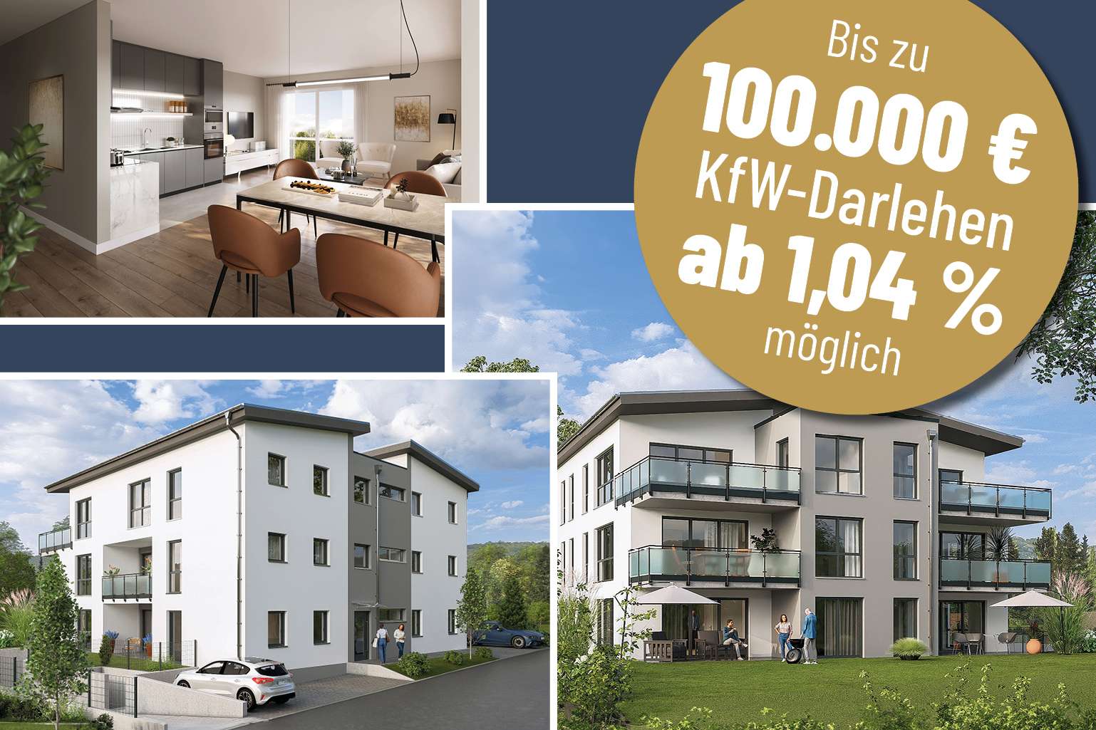Thumbnail-Wohnung zum Kaufen in Vilshofen an der Donau 319.000,00 € 79.85 m²
