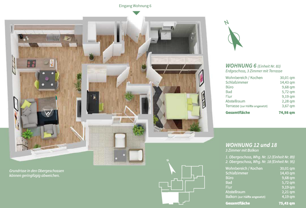 Thumbnail-Wohnung zum Kaufen in Manching 448.808,50 € 75.43 m²