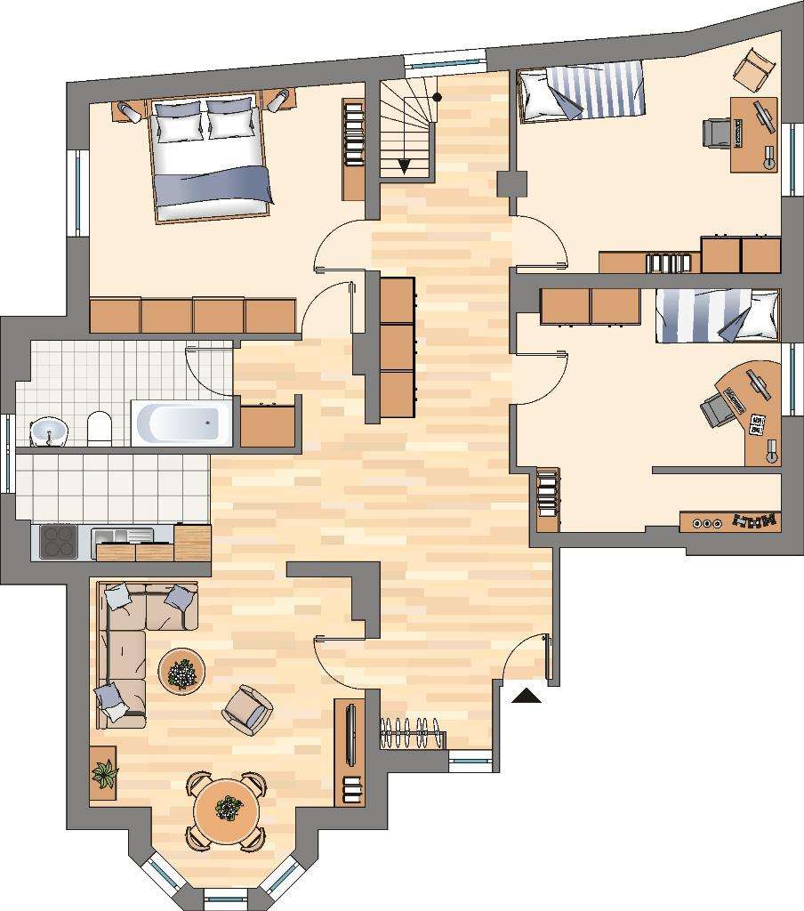 Thumbnail-Wohnung zum Mieten in Dortmund 829,00 € 113 m²