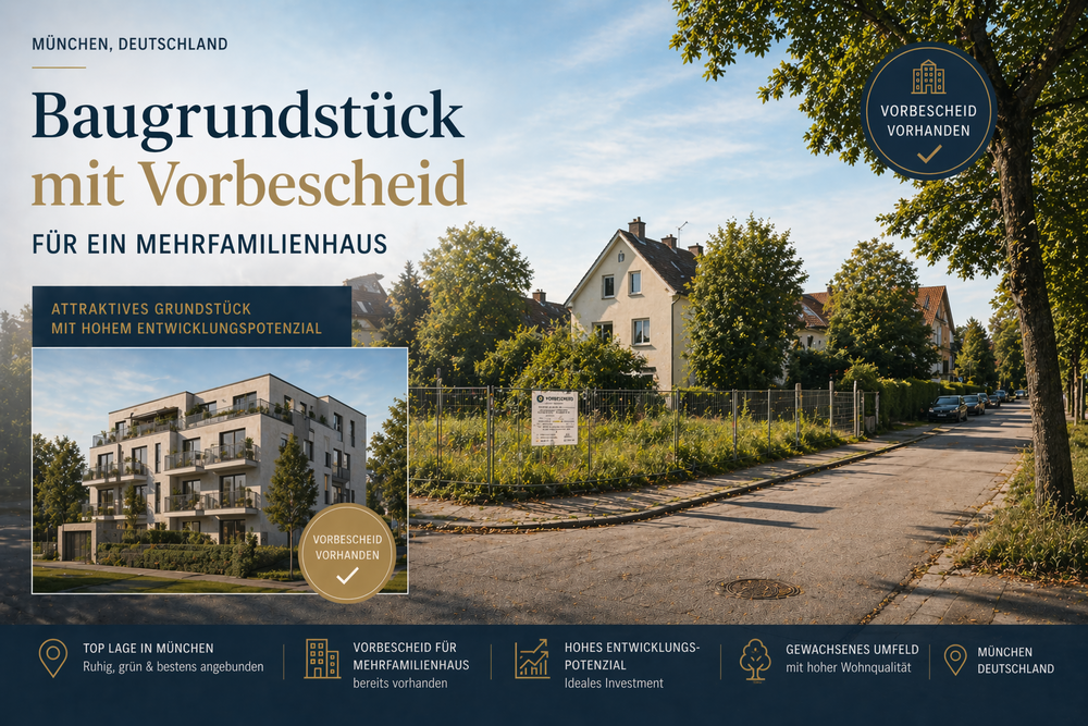 Thumbnail-Grundstück zu verkaufen in München 1.900.000,00 € 632 m²
