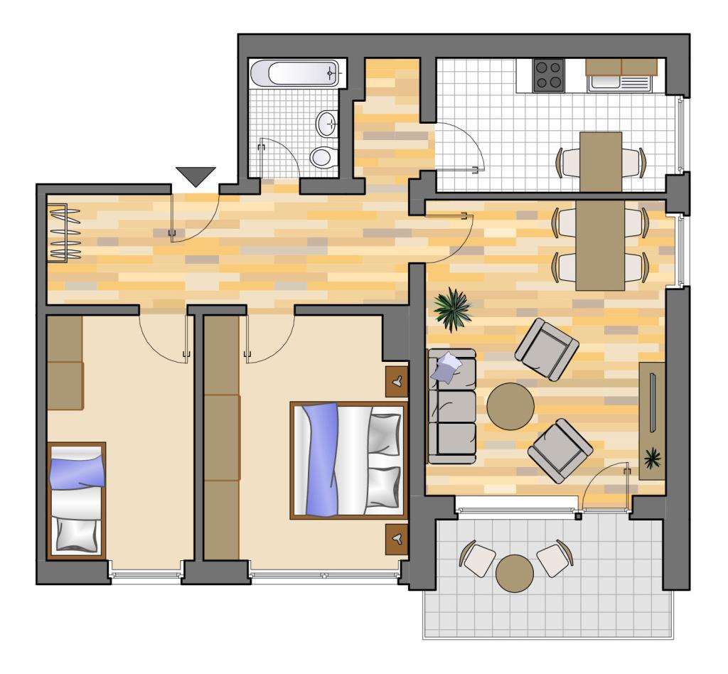 Thumbnail-Wohnung zum Mieten in Marl 559,00 € 74 m²