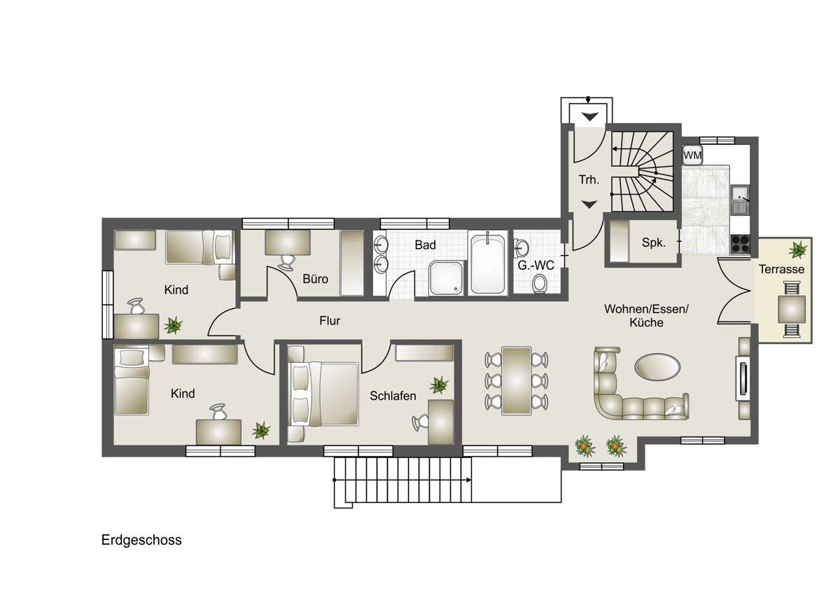 Thumbnail-Wohnung zum Kaufen in Pfedelbach Untersteinbach 369.000,00 € 113 m²