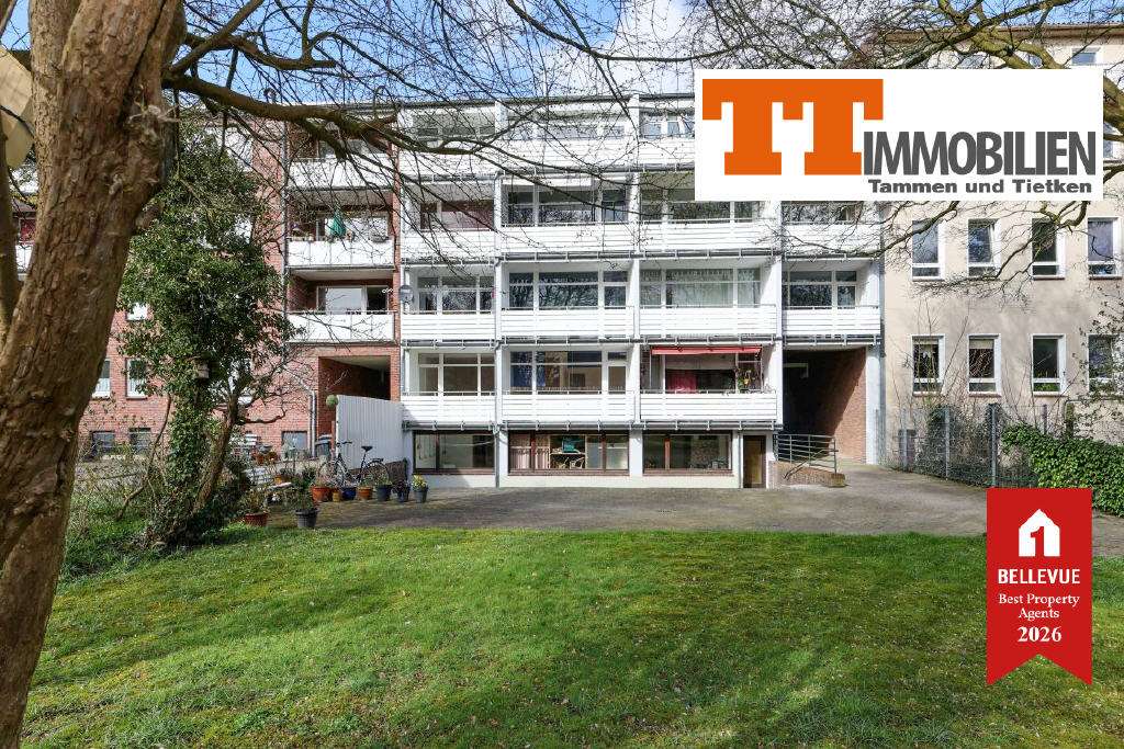 Thumbnail-Wohnung zum Mieten in Wilhelmshaven-Innenstadt 550,00 € 90 m²