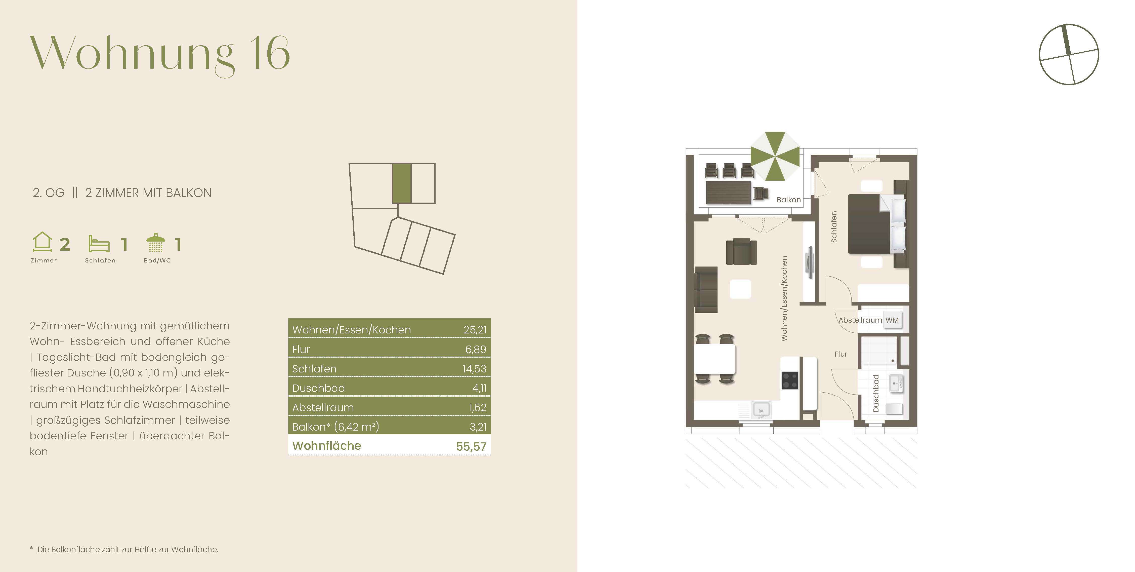 Thumbnail-Wohnung zum Kaufen in Freiburg 410.700,00 € 55.57 m²