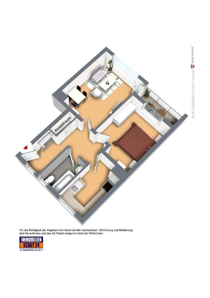 Thumbnail-Wohnung zum Mieten in Remscheid 469,00 € 55.68 m²