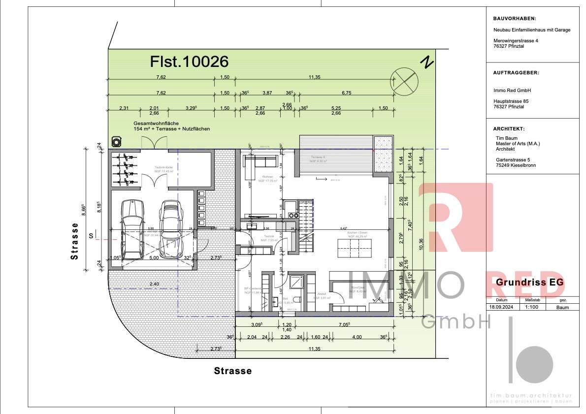 Thumbnail-Grundstück zu verkaufen in Pfinztal 330.000,00 € 504 m²