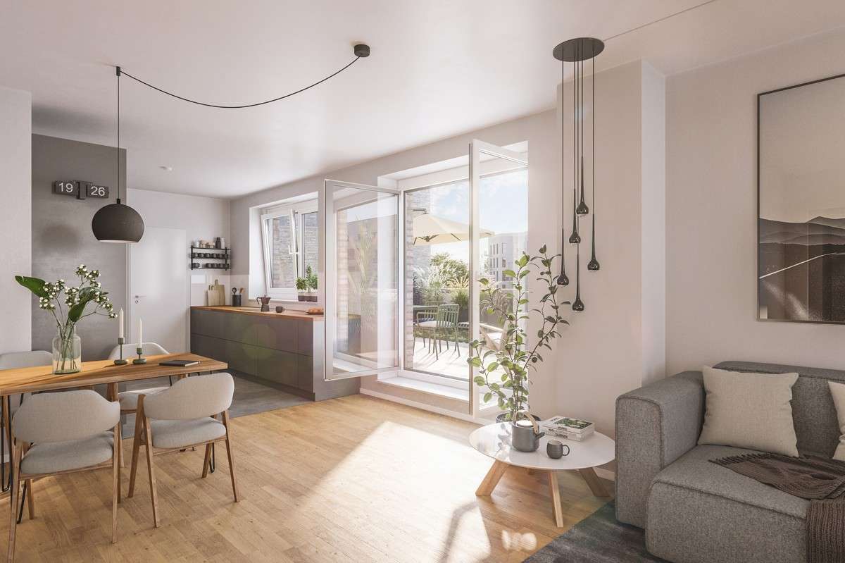 Thumbnail-Wohnung zum Kaufen in Hamburg Groß Borstel 885.000,00 € 99.6 m²