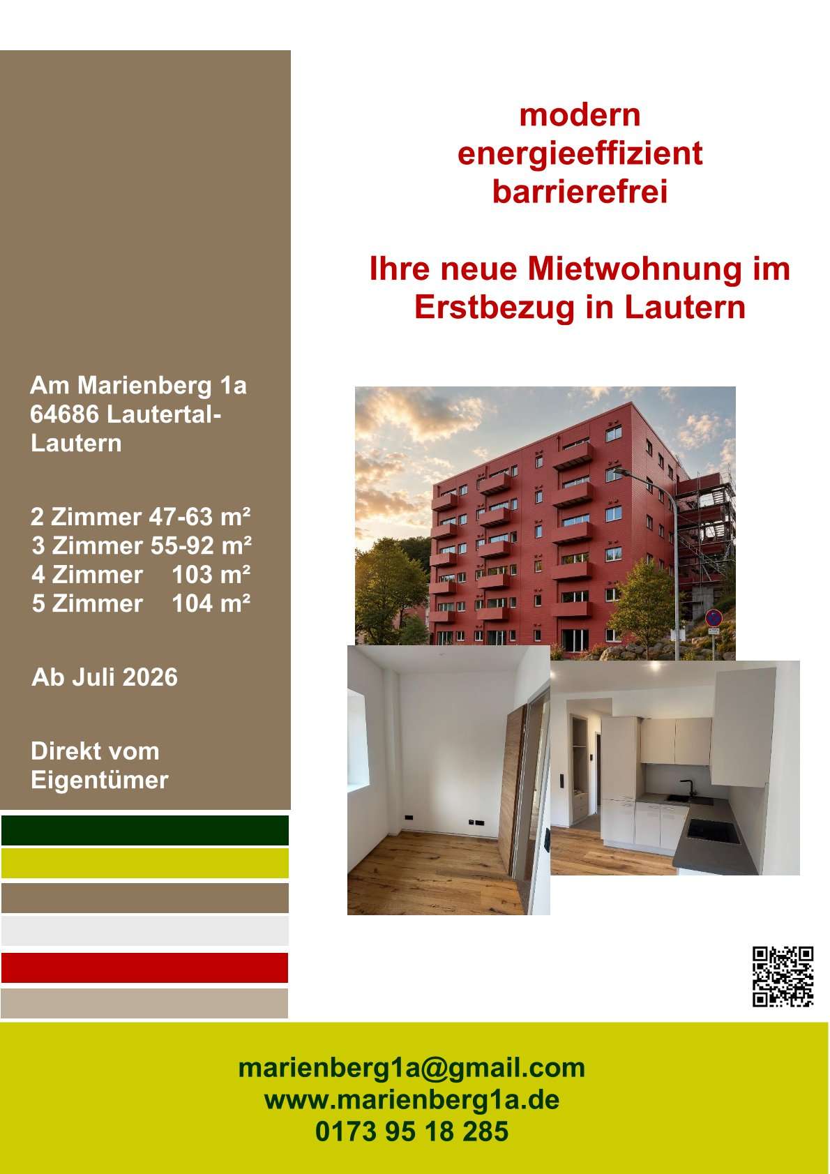 Thumbnail-Wohnung zum Mieten in Lautertal 840,00 € 58.8 m²