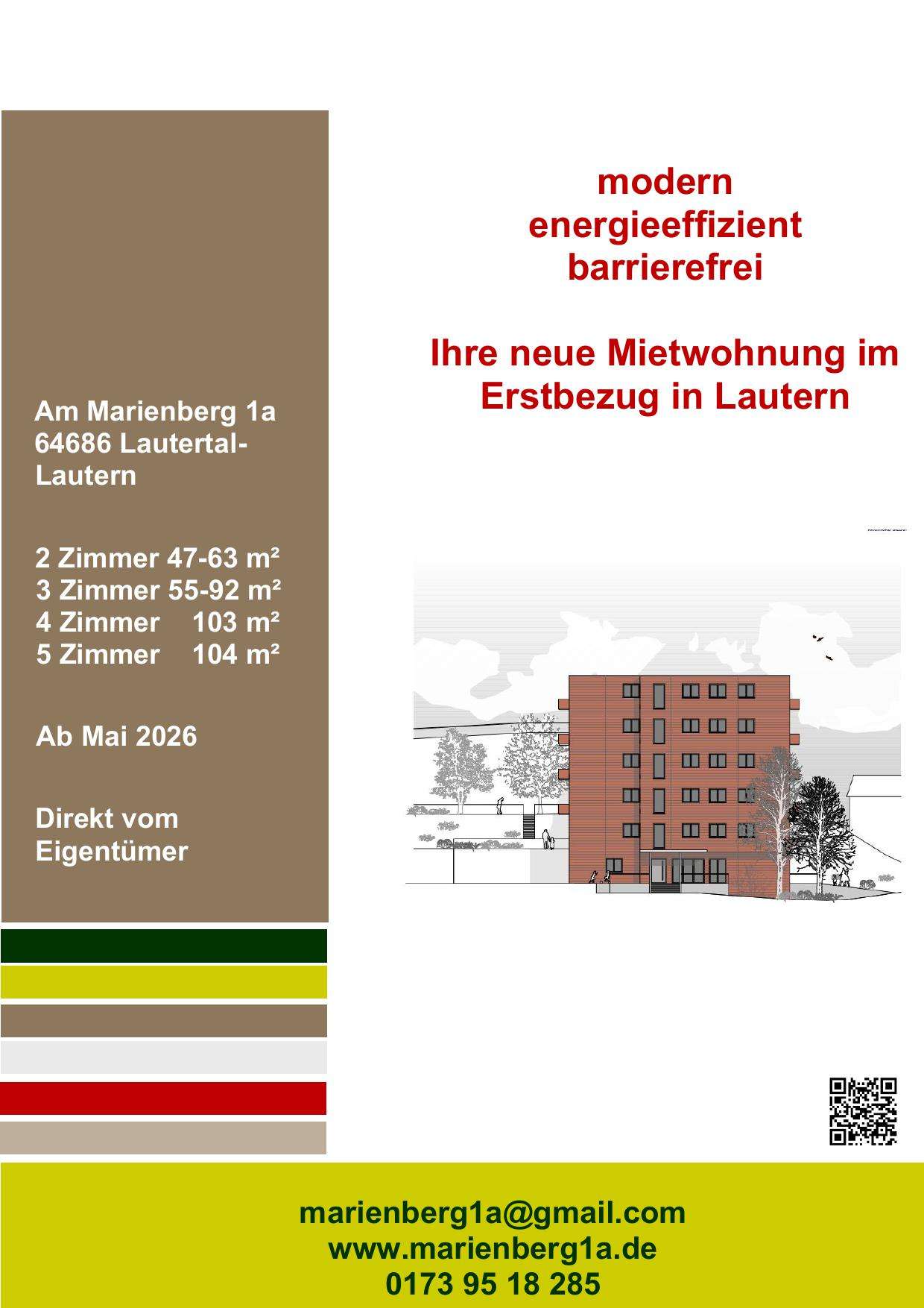 Thumbnail-Wohnung zum Mieten in Lautertal 850,00 € 58.9 m²