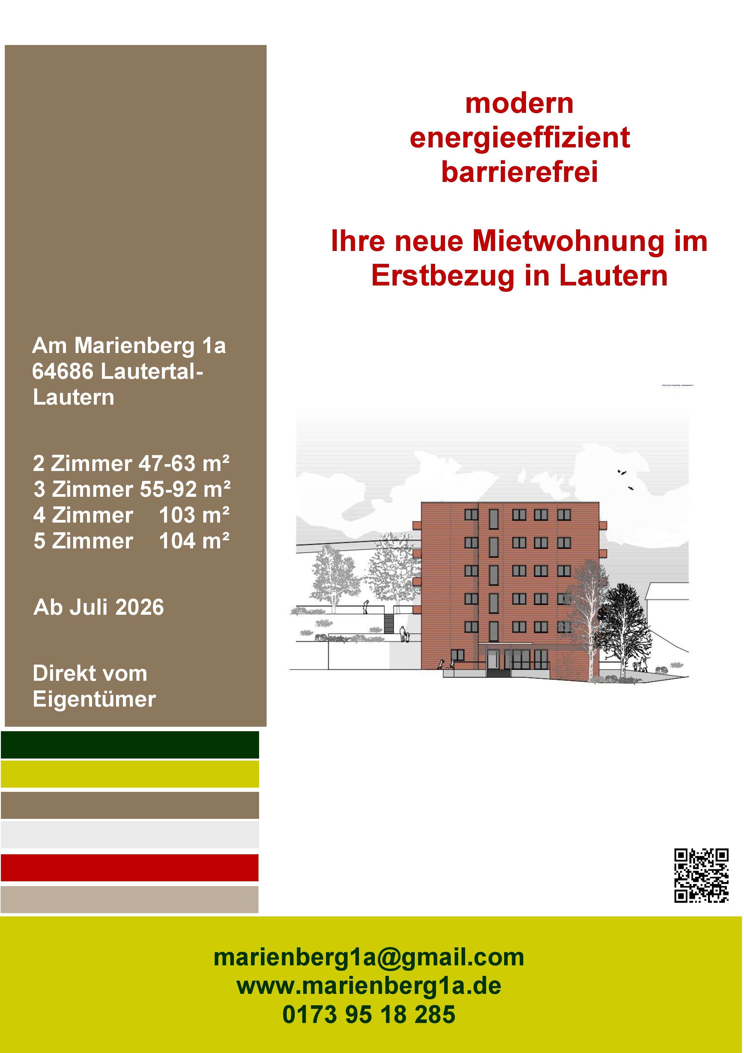 Thumbnail-Wohnung zum Mieten in Lautertal 1.155,00 € 82 m²