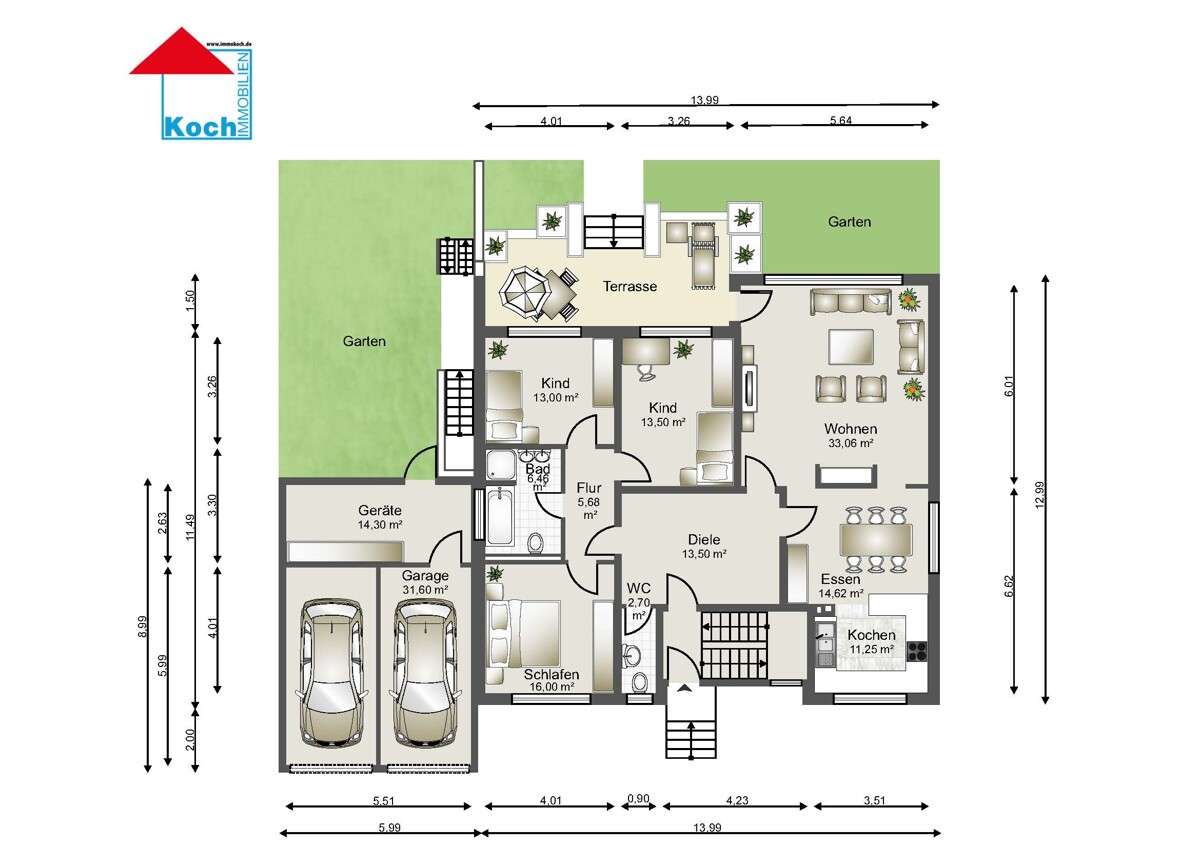 Thumbnail-Wohnung zum Mieten in Malsch 1.175,00 € 138 m²