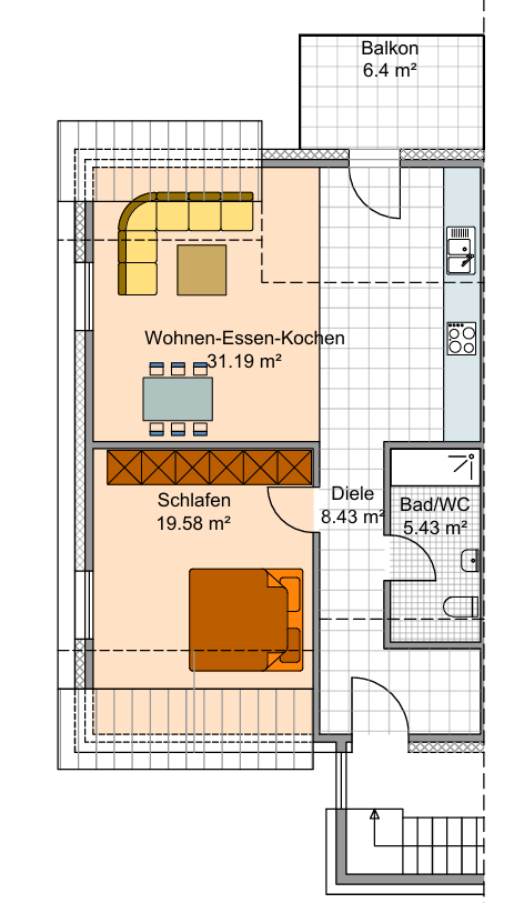 Thumbnail-Wohnung zum Mieten in Baden-Württemberg - Oberkochen 795,00 € 69 m²