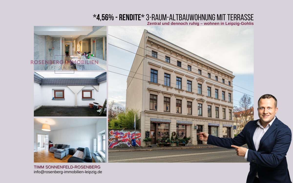 Thumbnail-Wohnung zum Kaufen in Leipzig Gohlis 249.900,00 € 79.2 m²