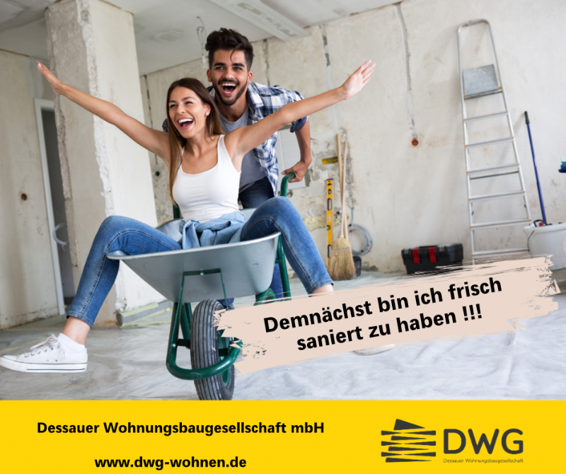 Thumbnail-Wohnung zum Mieten in Dessau-Roßlau 354,00 € 46.65 m²