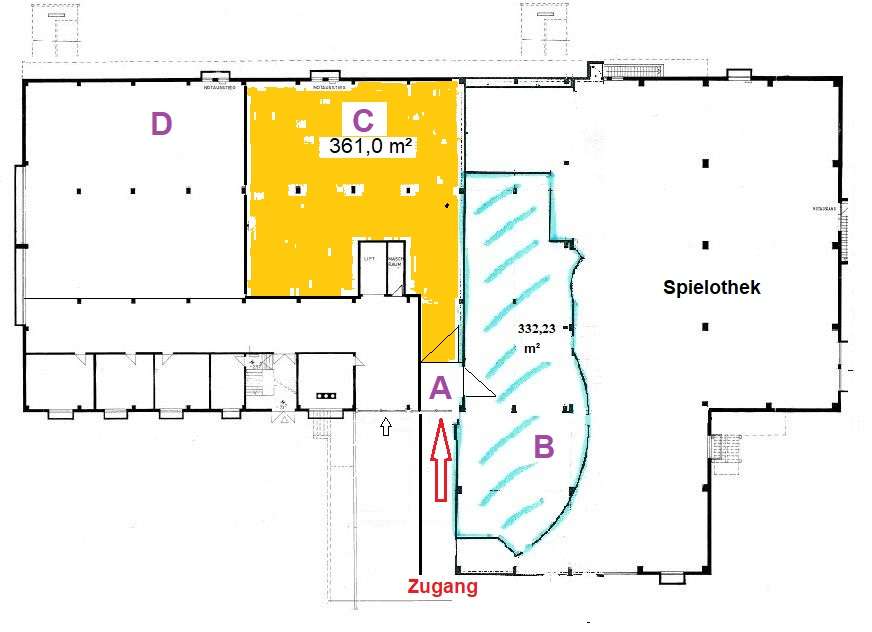 Thumbnail-Halle in Weinheim 1.500,00 € 361 m²